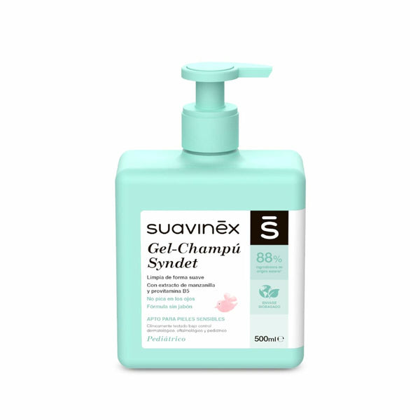 Gel och schampo Suavinex Syndet (500 ml)-Bebis, Hygien och vård-Suavinex-peaceofhome.se