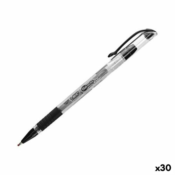 Gelpenna Bic GEL-OCITY STIC Svart 0,5 mm (30 antal)-Kontor och Kontorsmaterial, Kulspetspennor, pennor och skrivverktyg-Bic-peaceofhome.se