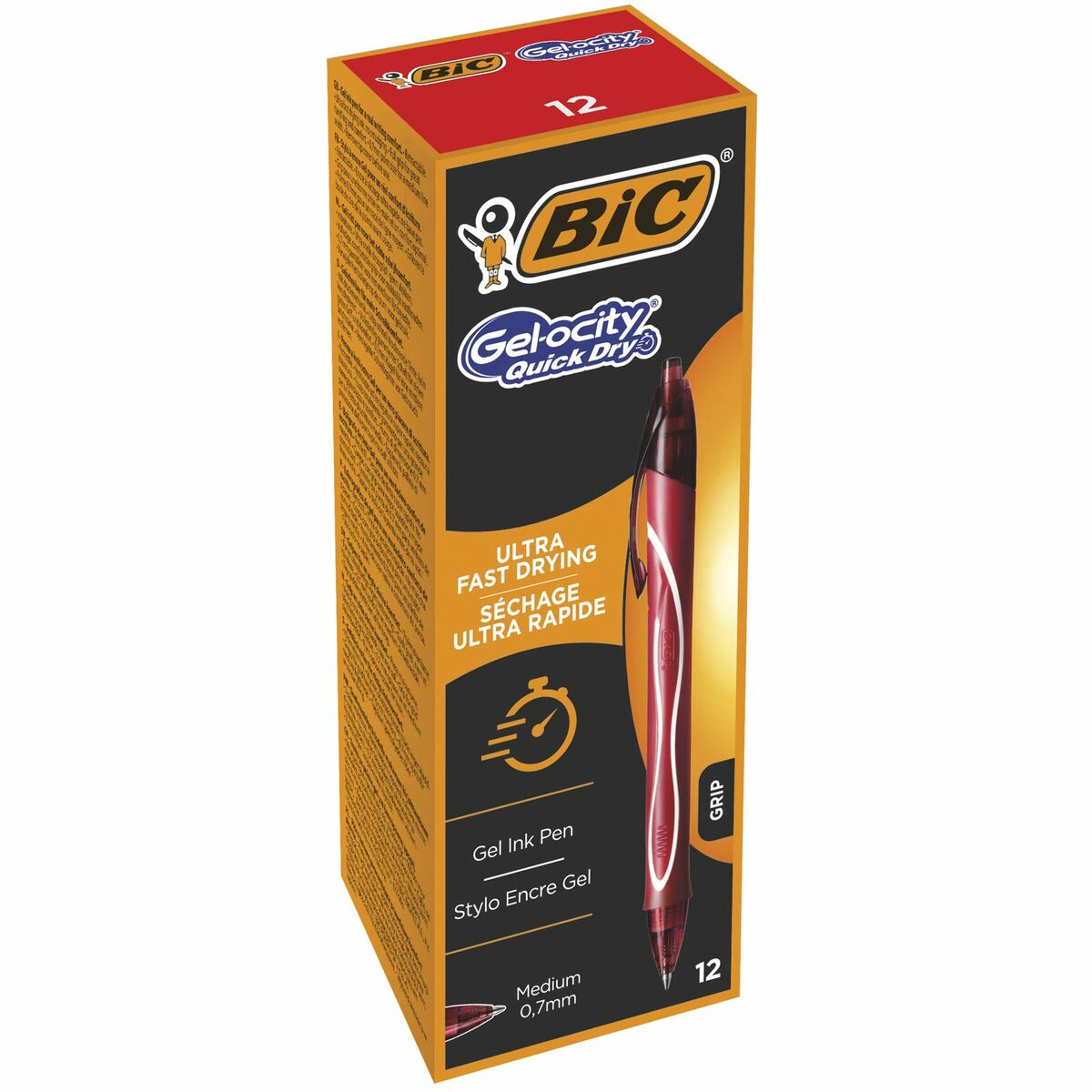 Gelpenna Bic Gel-ocity Quick Dry Blå 0,3 mm (12 antal)-Kontor och Kontorsmaterial, Kulspetspennor, pennor och skrivverktyg-Bic-peaceofhome.se