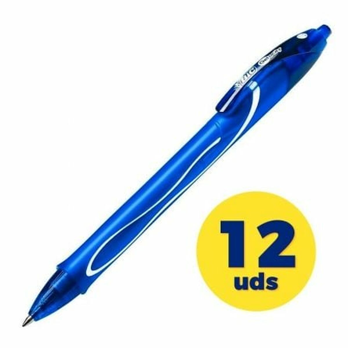 Gelpenna Bic Gel-ocity Quick Dry Blå 0,7 mm-Kontor och Kontorsmaterial, Kulspetspennor, pennor och skrivverktyg-Bic-peaceofhome.se