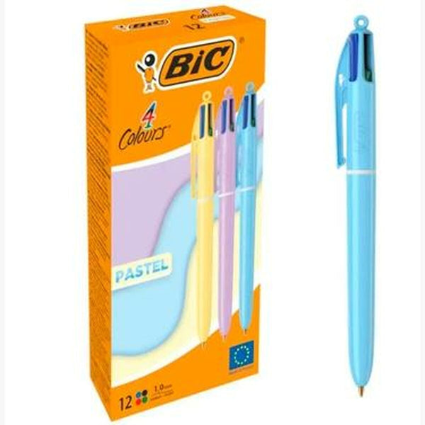 Gelpenna Bic Multicolour Bakverk 0,32 mm 12 Delar-Kontor och Kontorsmaterial, Kulspetspennor, pennor och skrivverktyg-Bic-peaceofhome.se