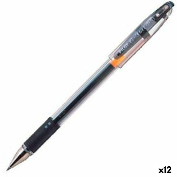 Gelpenna Pilot G-3 Svart 0,5 mm (12 antal)-Kontor och Kontorsmaterial, Kulspetspennor, pennor och skrivverktyg-Pilot-peaceofhome.se