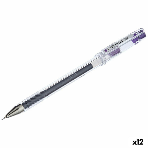 Gelpenna Pilot G-TEC C4 Purpur Violett 0,2 mm (12 antal)-Kontor och Kontorsmaterial, Kulspetspennor, pennor och skrivverktyg-Pilot-peaceofhome.se