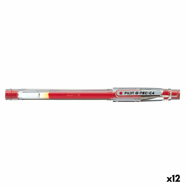 Gelpenna Pilot G-TEC C4 Röd 0,2 mm (12 antal)-Kontor och Kontorsmaterial, Kulspetspennor, pennor och skrivverktyg-Pilot-peaceofhome.se