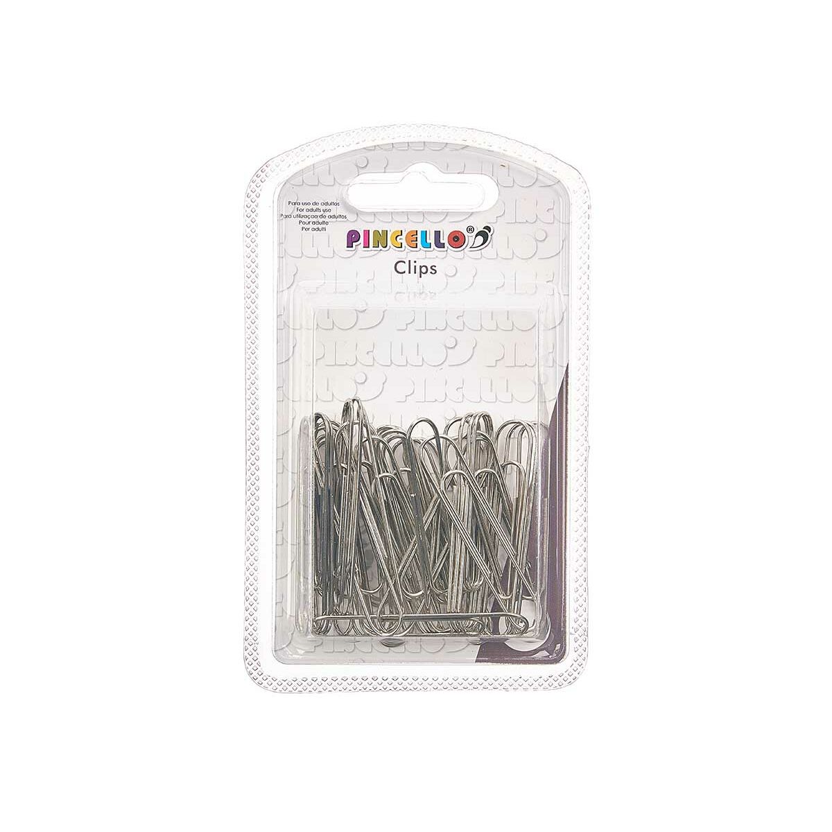 Gem Pincello 383 383 Silvrig Metall Stor (24 antal)-Kontor och Kontorsmaterial, Kontorsmaterial-Pincello-peaceofhome.se