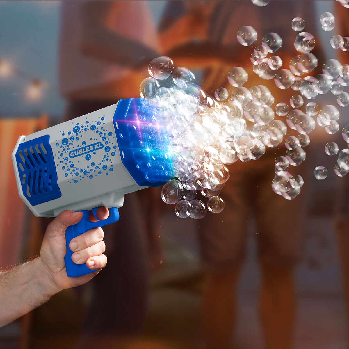 Gigantisk bubbelpistol med LED Gubles XL InnovaGoods-Leksaker och spel, Sport och utomhus-InnovaGoods-peaceofhome.se