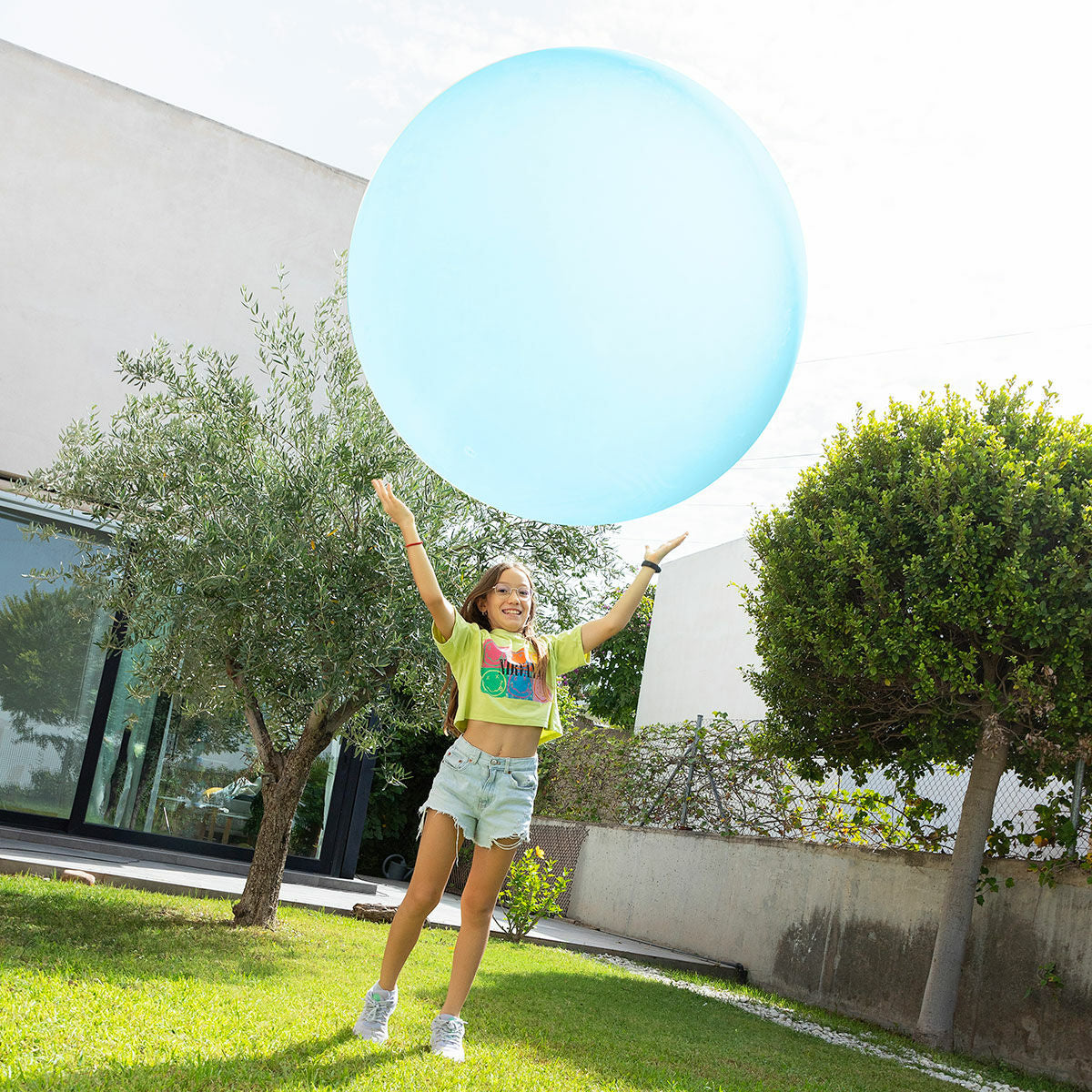 Gigantisk uppblåsbar bubbla Bagge InnovaGoods-Leksaker och spel, Sport och utomhus-InnovaGoods-peaceofhome.se