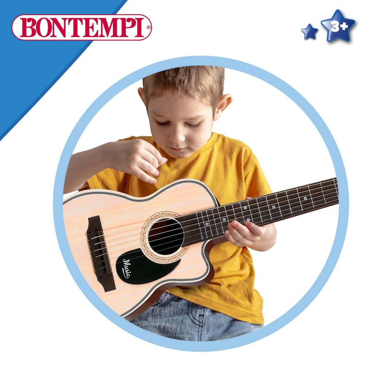 Gitarr för barn Bontempi FOLK-Leksaker och spel, Barns Musikinstrument-Bontempi-peaceofhome.se