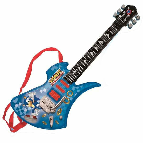 Gitarr för barn Sonic Elektronik-Leksaker och spel, Barns Musikinstrument-Sonic-peaceofhome.se