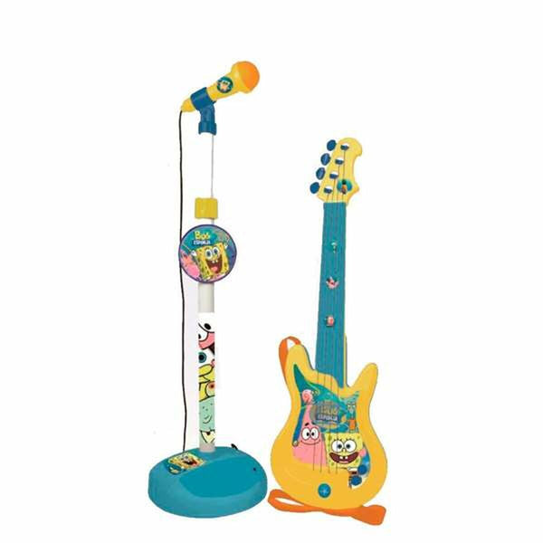 Gitarr för barn Spongebob Karaoke Mikrofon-Leksaker och spel, Barns Musikinstrument-Spongebob-peaceofhome.se