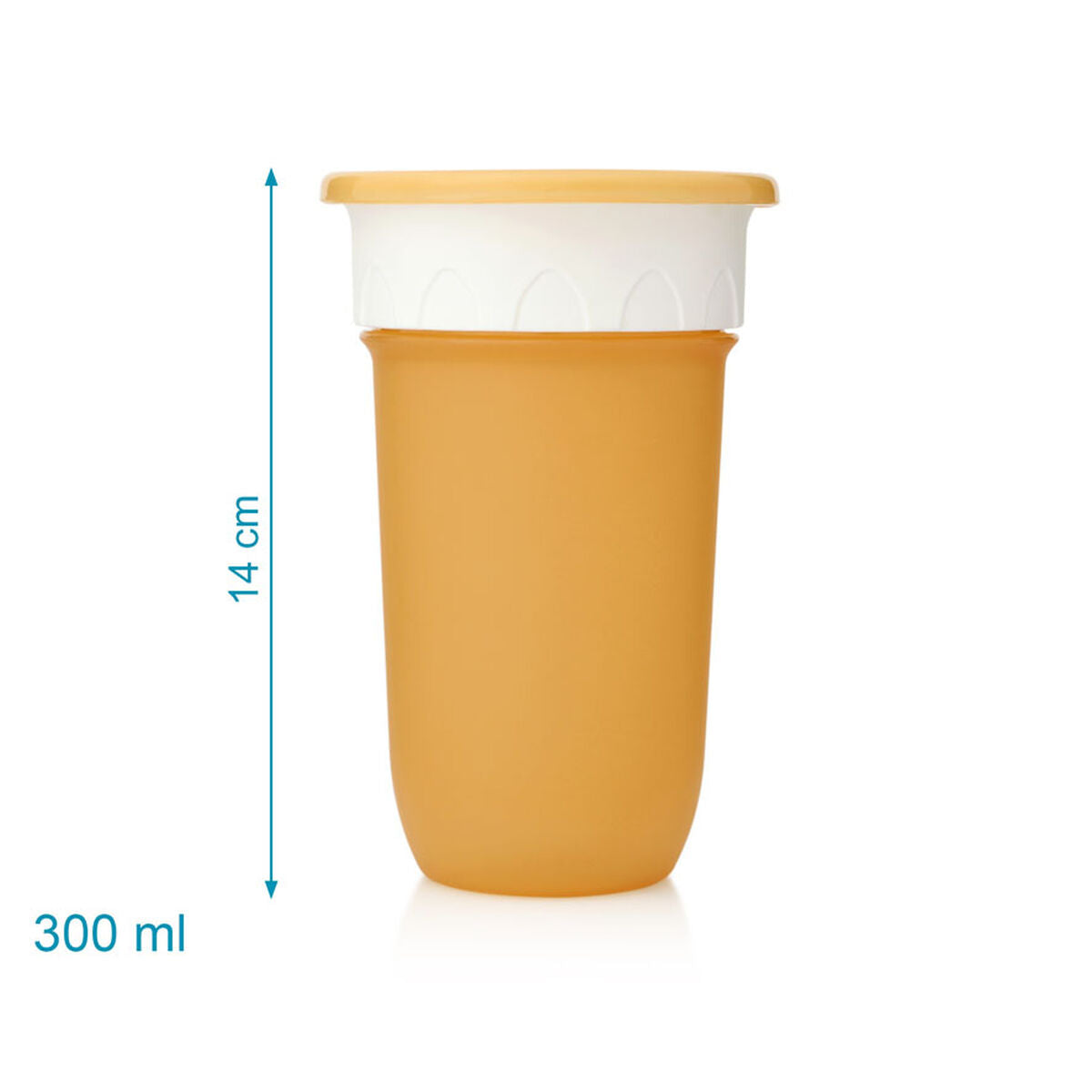 Glas 300 ml Gul-Bebis, Amning och kost-BigBuy Kids-peaceofhome.se