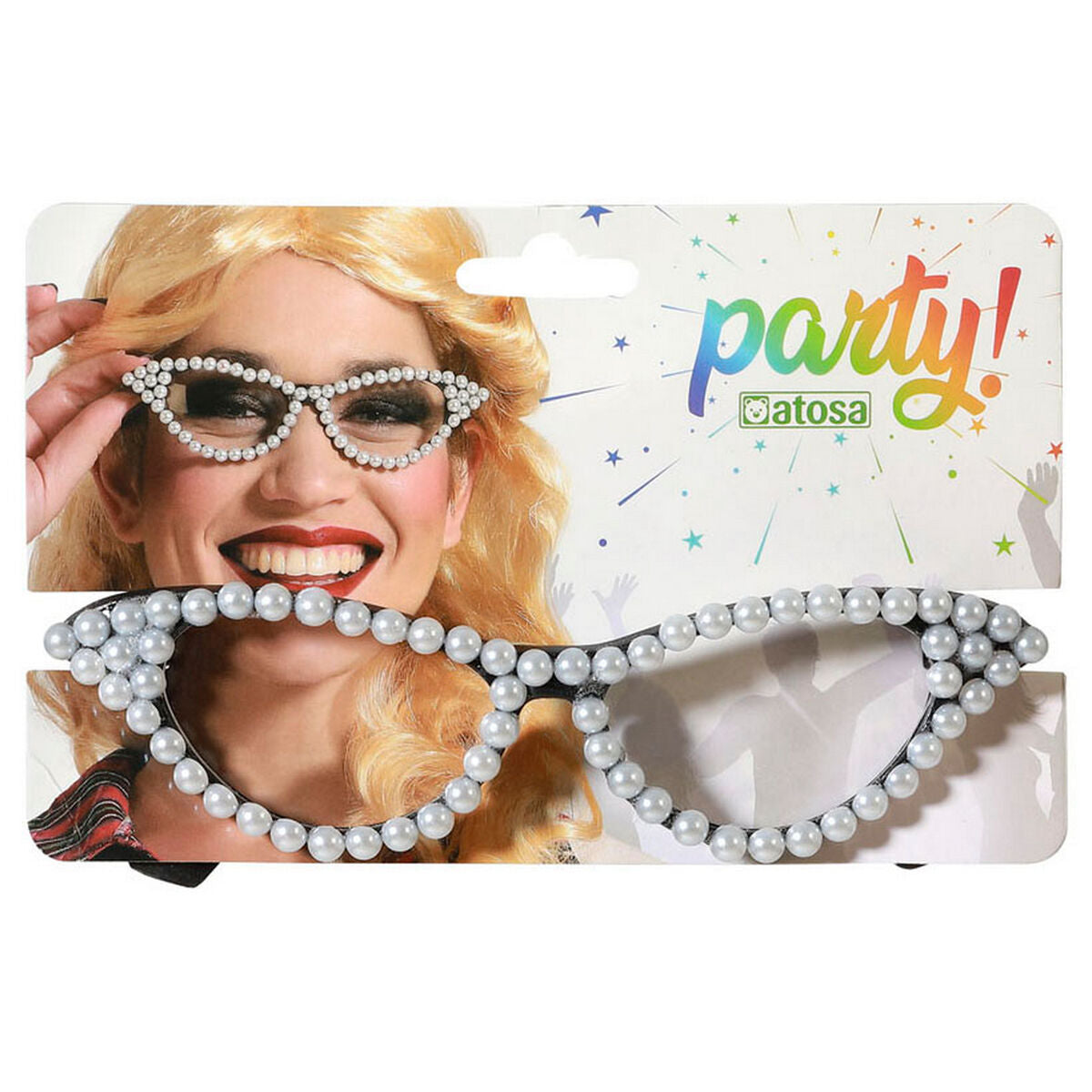 Glasögon Pearls-Leksaker och spel, Fancy klänning och accessoarer-BigBuy Carnival-peaceofhome.se