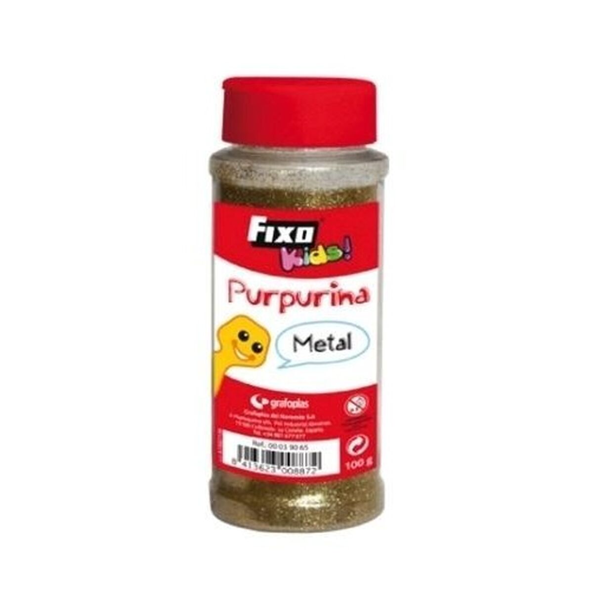 Glitter Fixo Silvrig 100 g (6 antal)-Hem och matlagning, Sömnad och hantverk-Fixo-peaceofhome.se