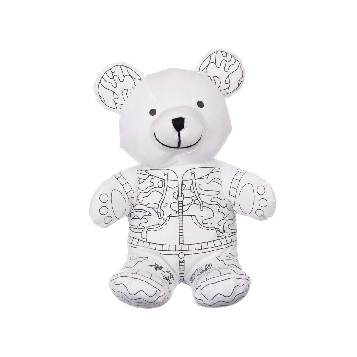 Gosedjur att färga Pincello ST339 ST339 Vit Svart Tyg 17 x 21 x 12 cm Björn (8 antal)-Leksaker och spel, Kreativa aktiviteter-Pincello-peaceofhome.se
