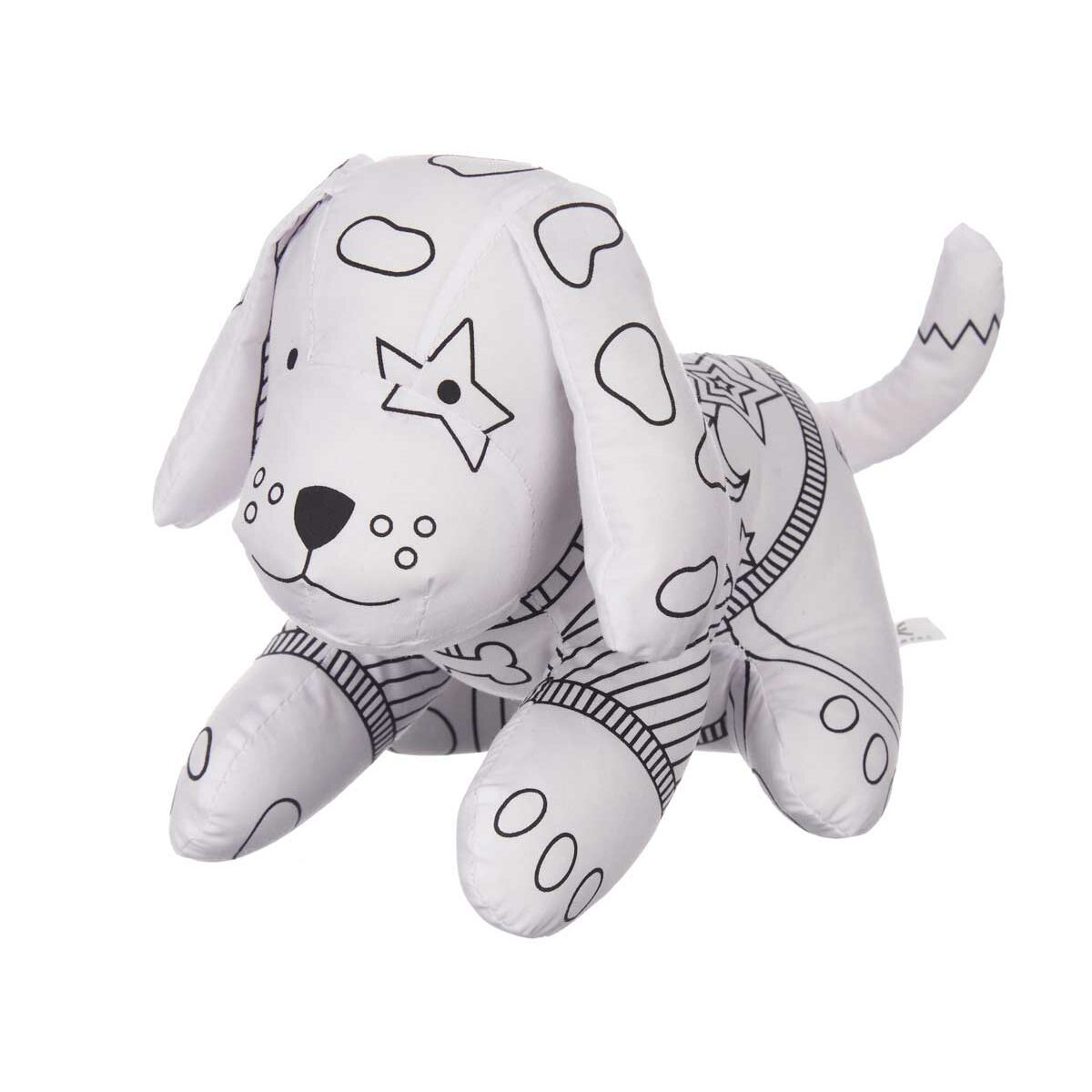 Gosedjur att färga Pincello ST341 ST341 Vit Svart Tyg 13 x 14 x 20 cm Hund (8 antal)-Leksaker och spel, Kreativa aktiviteter-Pincello-peaceofhome.se