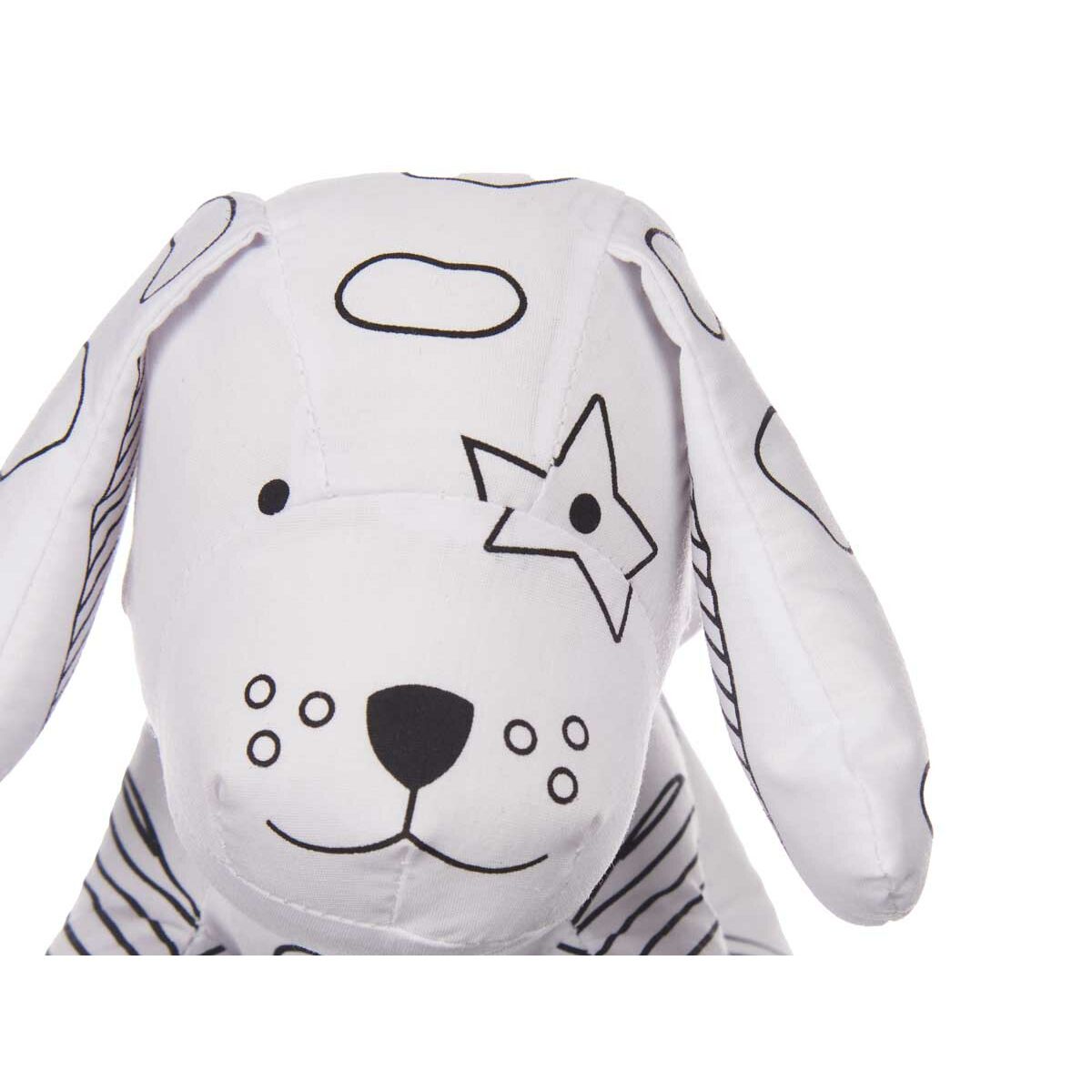 Gosedjur att färga Pincello ST341 ST341 Vit Svart Tyg 13 x 14 x 20 cm Hund (8 antal)-Leksaker och spel, Kreativa aktiviteter-Pincello-peaceofhome.se