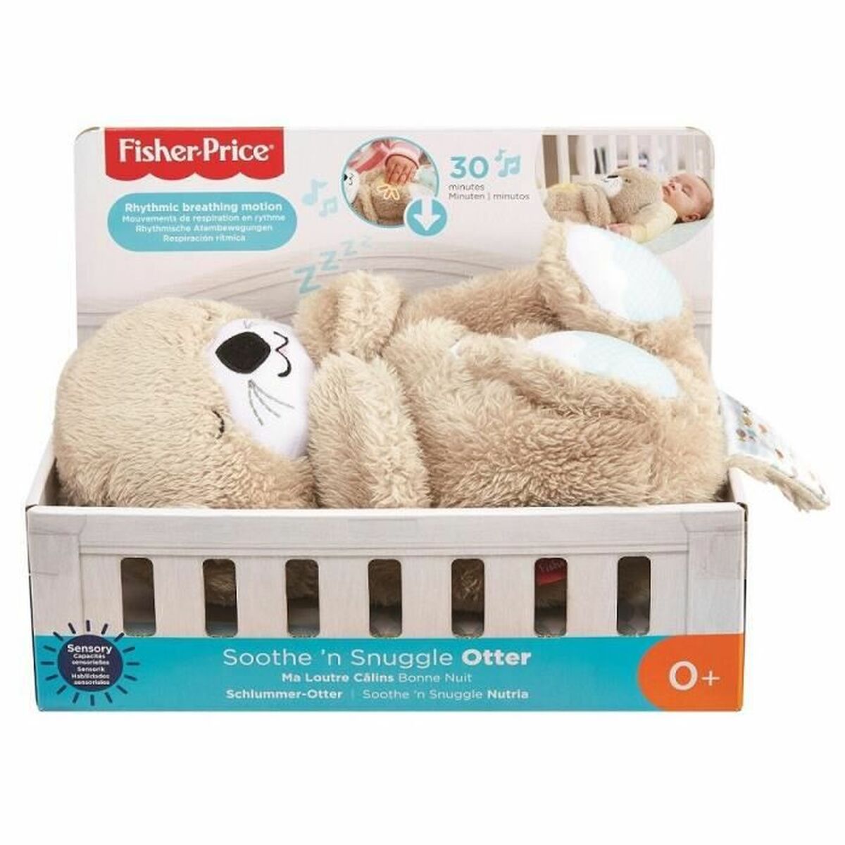 Gosedjur rörlig Nutria Fisher-Price My Otter Beige Plast-Leksaker och spel, Mjuka leksaker-Fisher-Price-peaceofhome.se