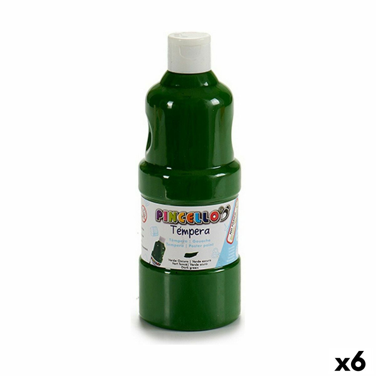 Gouache 400 ml Mörkgrön (6 antal)-Kontor och Kontorsmaterial, konst och hantverk-Pincello-peaceofhome.se