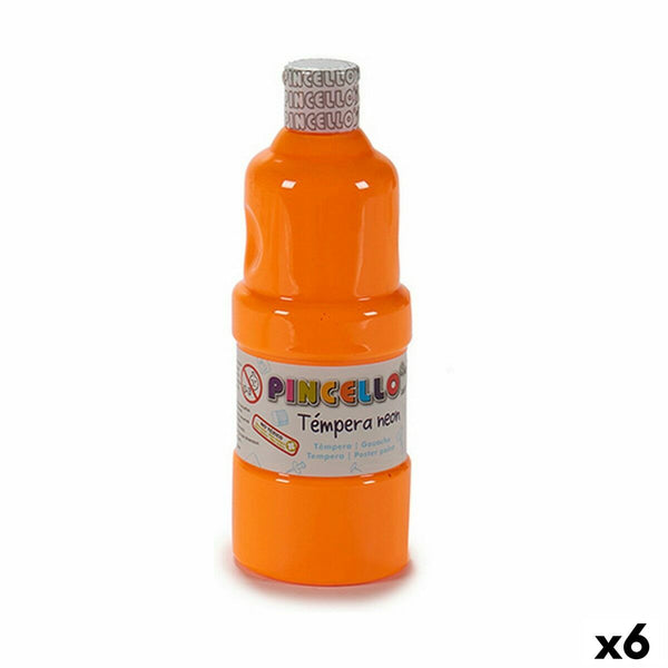 Gouache Neon Orange 400 ml (6 antal)-Kontor och Kontorsmaterial, konst och hantverk-Pincello-peaceofhome.se