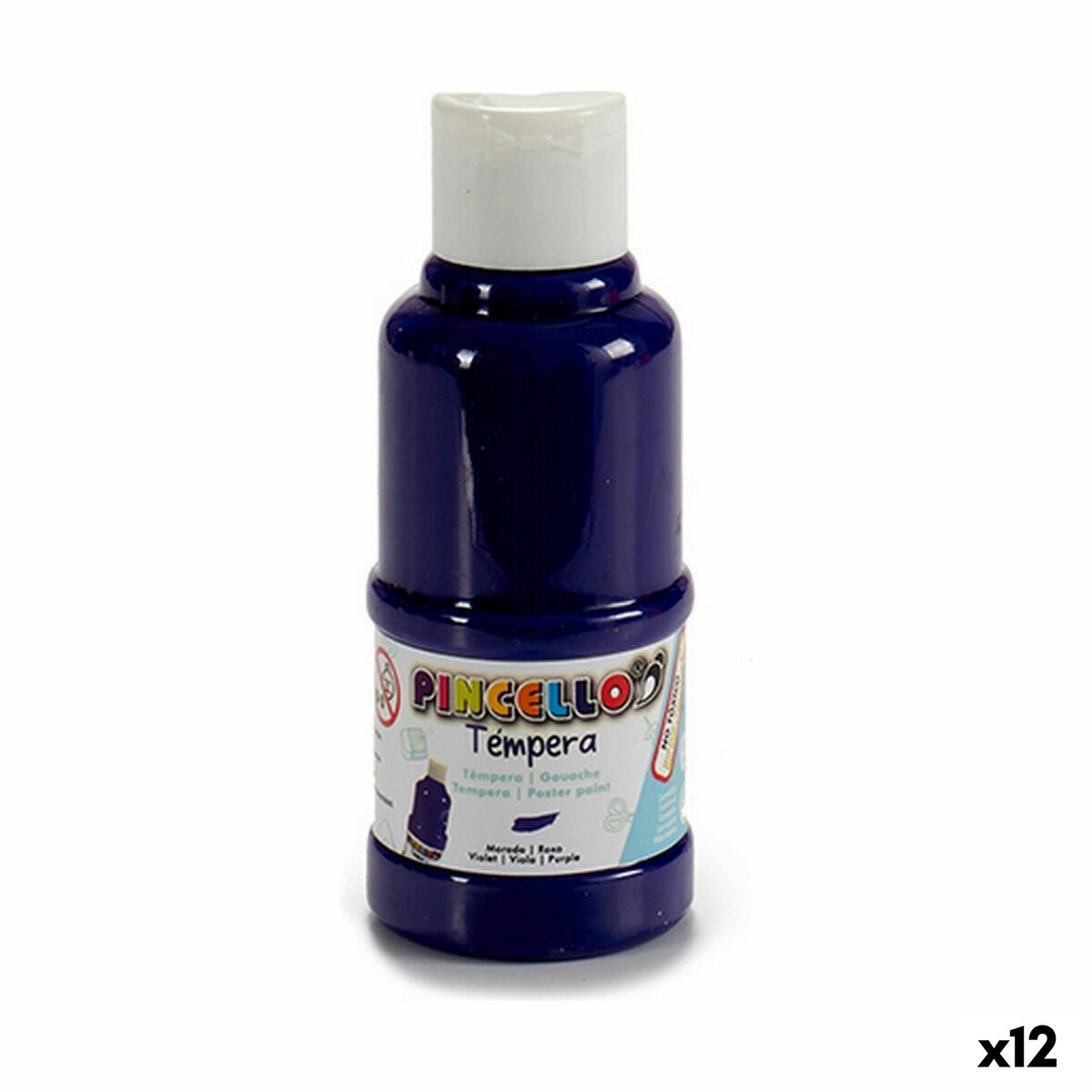 Gouache Purpur 120 ml (12 antal)-Kontor och Kontorsmaterial, konst och hantverk-Pincello-peaceofhome.se