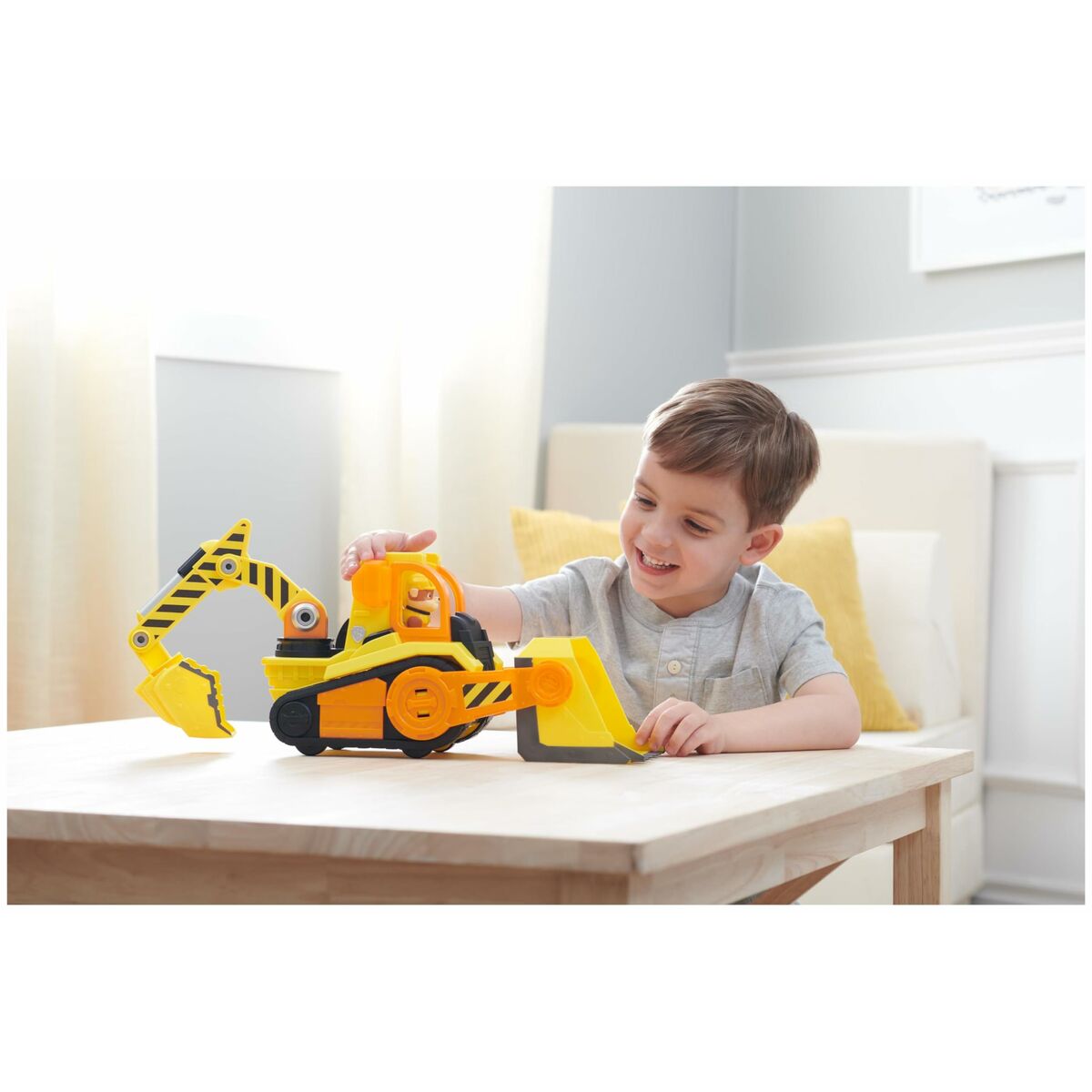 Grävmaskin The Paw Patrol Deluxe Rubble-Leksaker och spel, Fordon-The Paw Patrol-peaceofhome.se