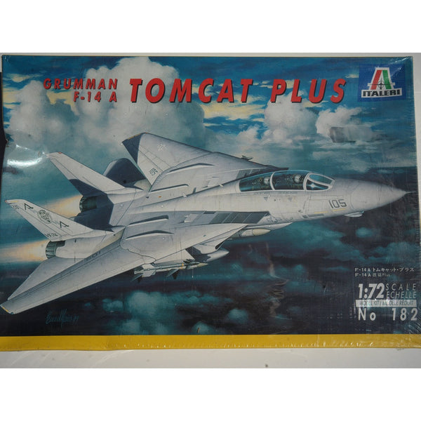 Grumman F 14 a Tomcat Plus 1 72 Scale Model 182 Italeri Byggsats-byggsatser-Klevrings Sverige-peaceofhome.se