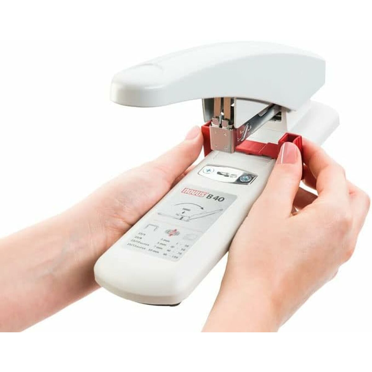 Häftapparat Novus B40 Grå (20 antal)-Kontor och Kontorsmaterial, Kontorsmaterial-Novus-peaceofhome.se