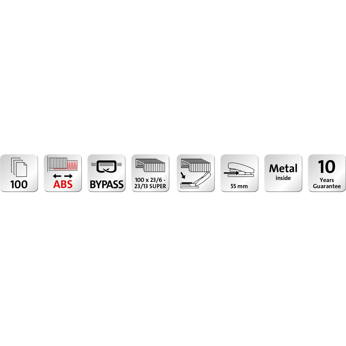 Häftapparat Novus B40 Grå (20 antal)-Kontor och Kontorsmaterial, Kontorsmaterial-Novus-peaceofhome.se