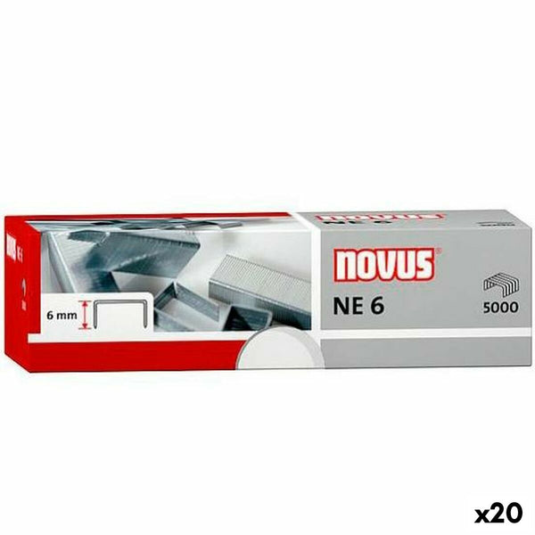 Häftklamrar Novus NE 6 Electric 5000 Delar (20 antal)-Kontor och Kontorsmaterial, Kontorsmaterial-Novus-peaceofhome.se