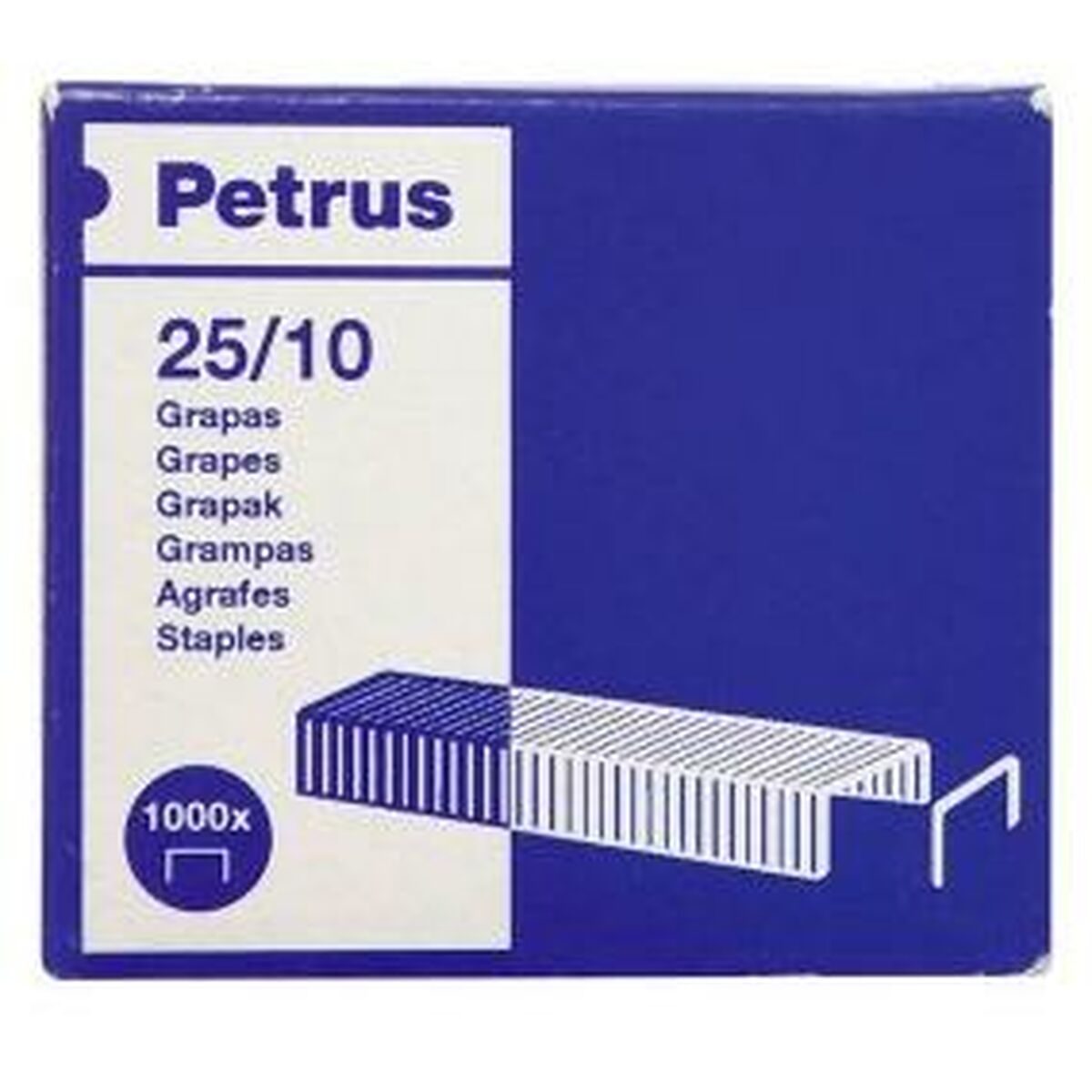 Häftklamrar Petrus 25/10 10 mm (20 antal)-Kontor och Kontorsmaterial, Kontorsmaterial-Petrus-peaceofhome.se
