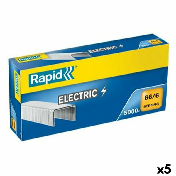 Häftklamrar Rapid Strong Electric 66/6 (5 antal)-Kontor och Kontorsmaterial, Kontorsmaterial-Rapid-peaceofhome.se