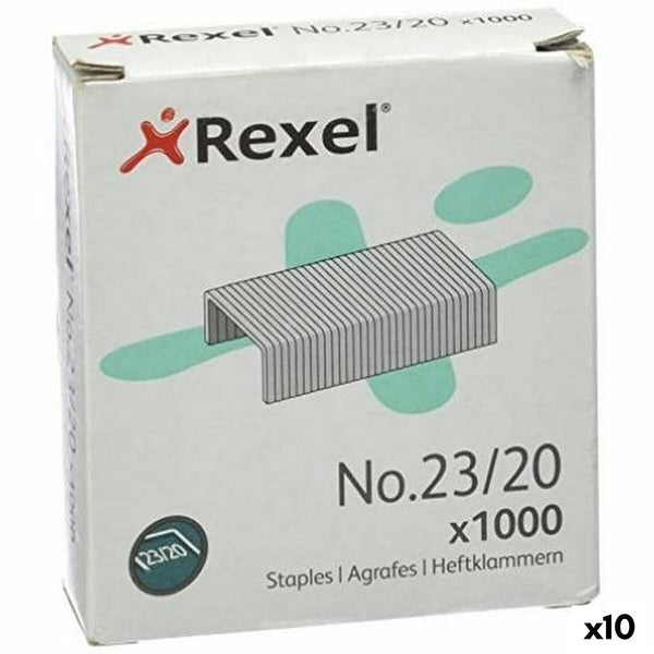 Häftklamrar Rexel 23/20 (10 antal)-Kontor och Kontorsmaterial, Kontorsmaterial-Rexel-peaceofhome.se