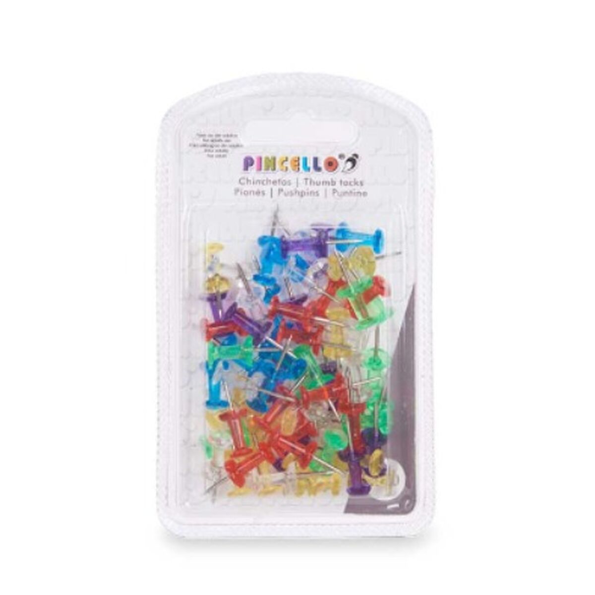 Häftstift Pincello 393 393 Multicolour Metall Plast (24 antal)-Kontor och Kontorsmaterial, Kontorsmaterial-Pincello-peaceofhome.se