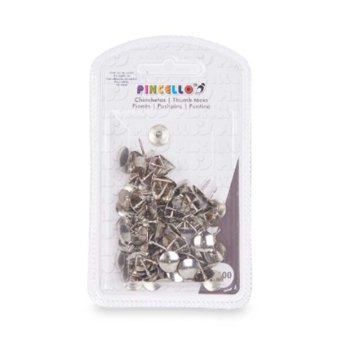 Häftstift Pincello 395 395 Silvrig Metall (24 antal)-Kontor och Kontorsmaterial, Kontorsmaterial-Pincello-peaceofhome.se