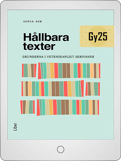 Hållbara texter : grunderna i vetenskapligt skrivande Onlinebok-Digitala böcker-Liber-peaceofhome.se