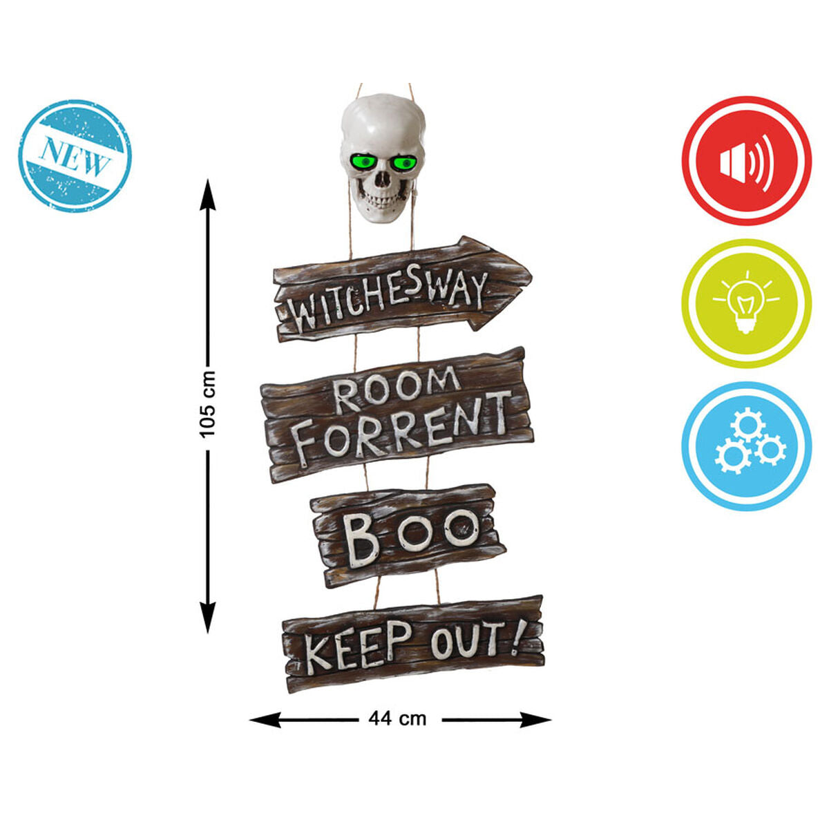 Halloweendekorationer 105 x 44 cm-Hem och matlagning, Heminredning-BigBuy Carnival-peaceofhome.se