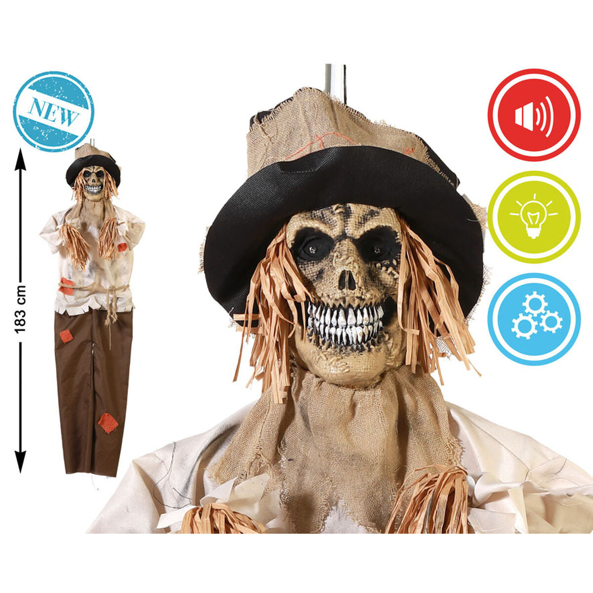 Halloweendekorationer 160 cm-Hem och matlagning, Heminredning-BigBuy Carnival-peaceofhome.se