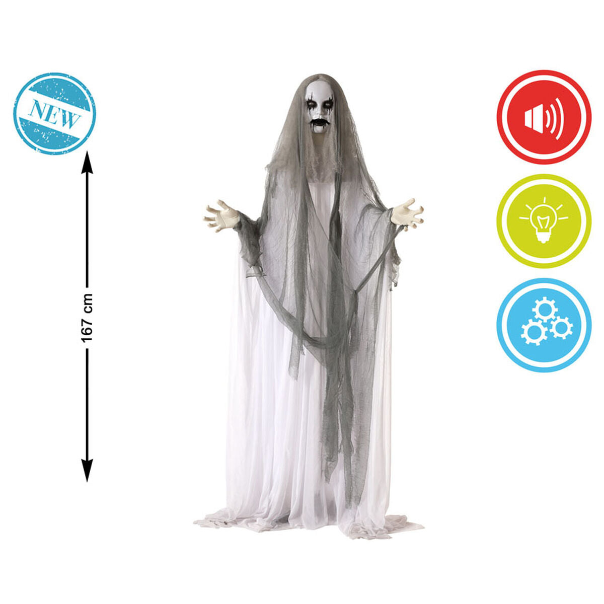 Halloweendekorationer 167 cm-Hem och matlagning, Heminredning-BigBuy Carnival-peaceofhome.se