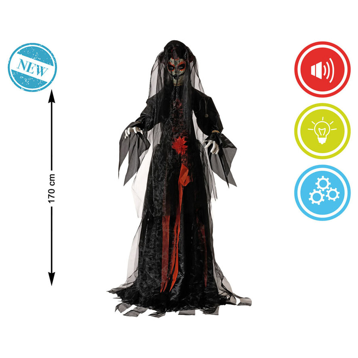 Halloweendekorationer 170 x 65 x 30 cm-Hem och matlagning, Heminredning-BigBuy Carnival-peaceofhome.se