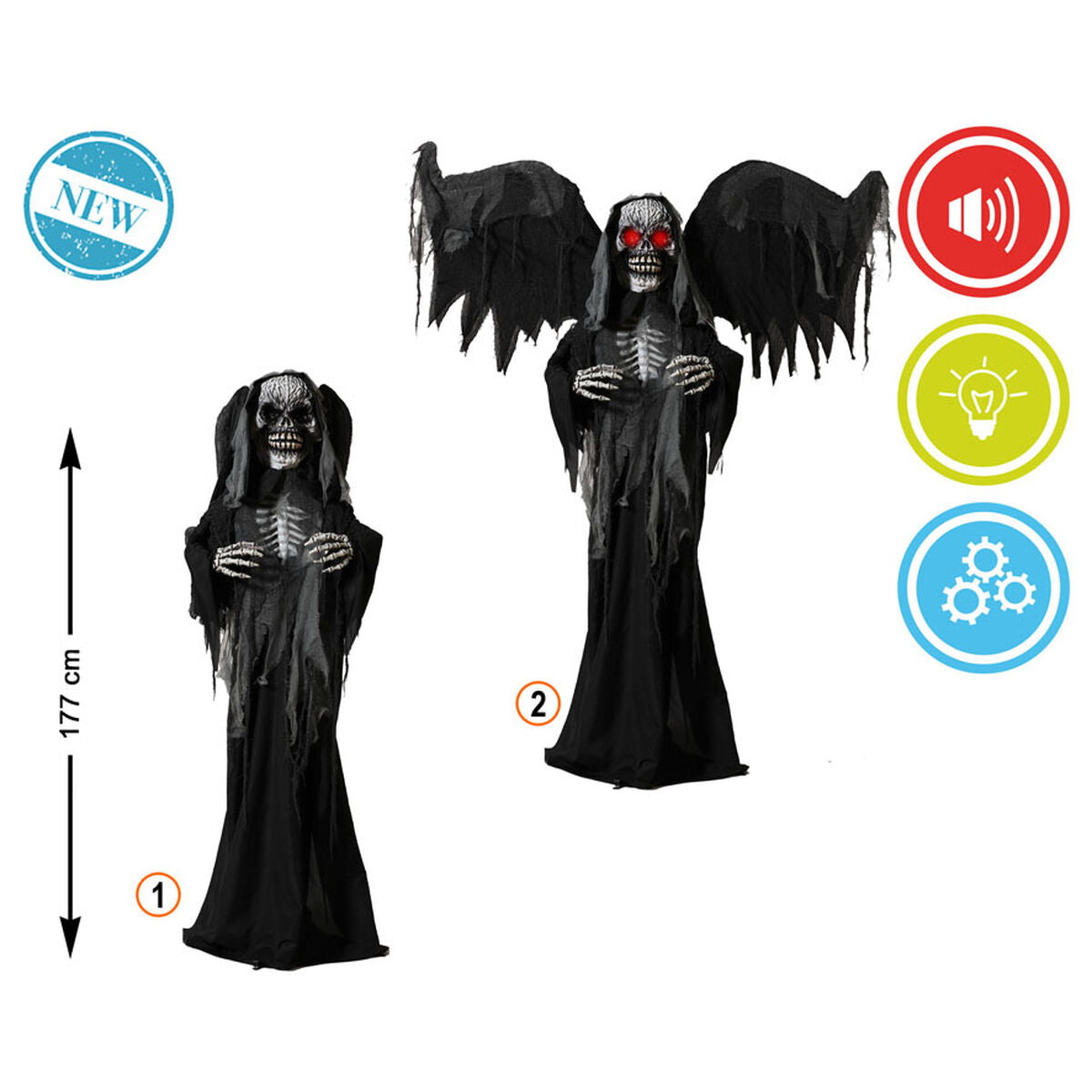 Halloweendekorationer 177 x 120 x 18 cm-Hem och matlagning, Heminredning-BigBuy Carnival-peaceofhome.se