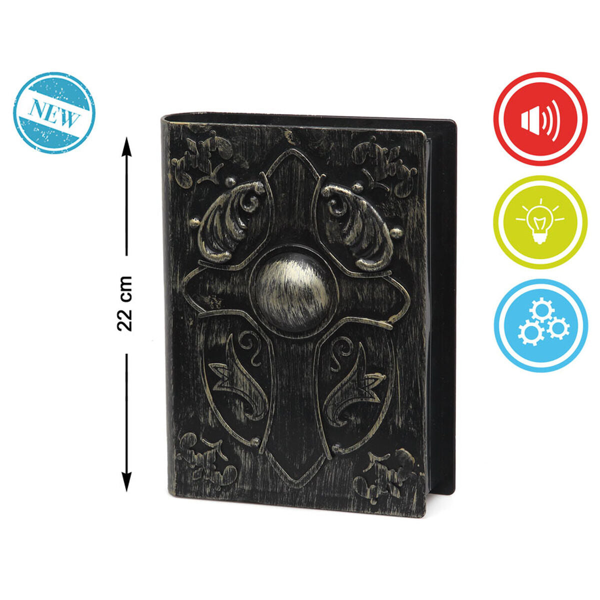 Halloweendekorationer 22 x 16 cm Boken-Hem och matlagning, Heminredning-BigBuy Carnival-peaceofhome.se