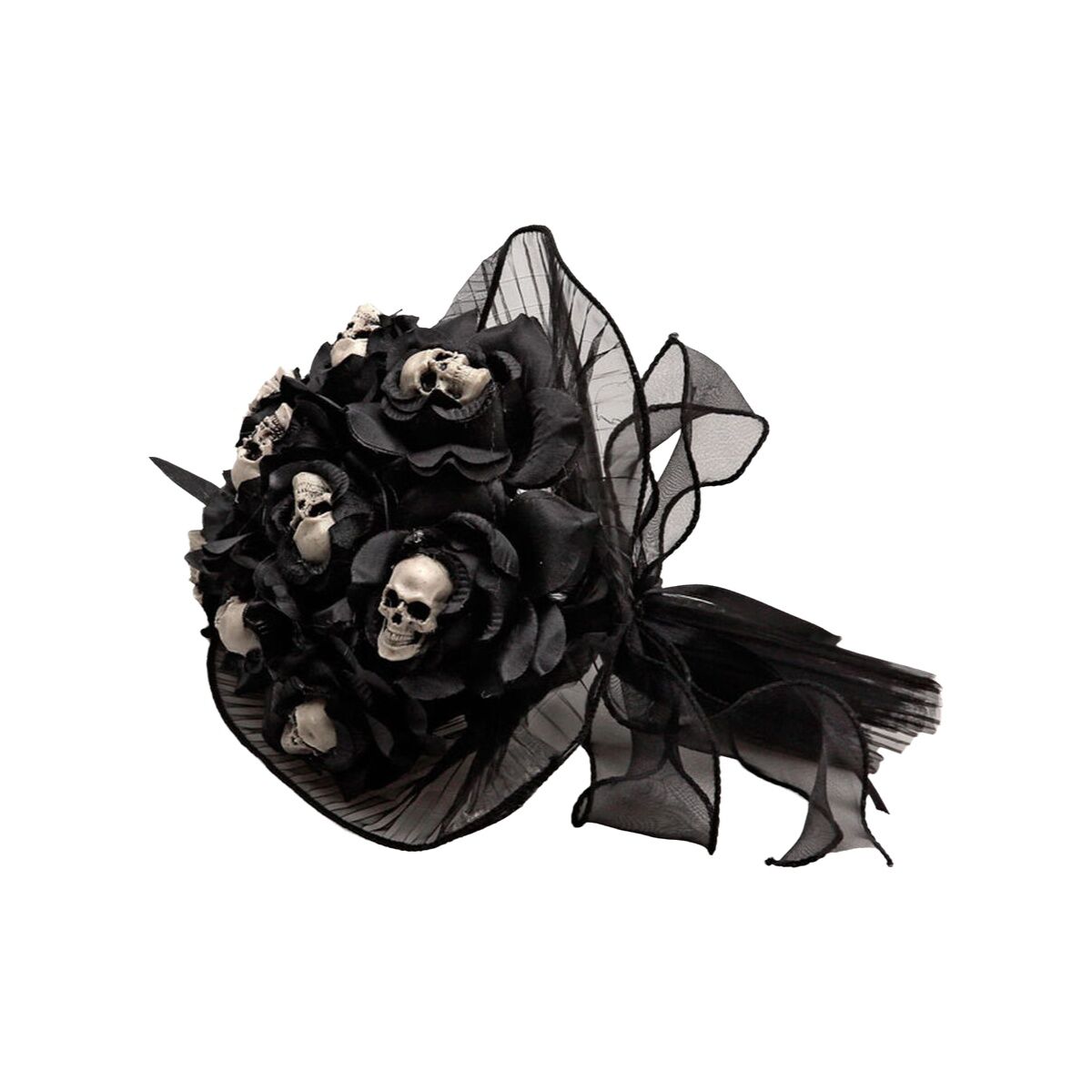 Halloweendekorationer 22 x 22 x 25 cm Svart Skallar-Hem och matlagning, Heminredning-BigBuy Carnival-peaceofhome.se