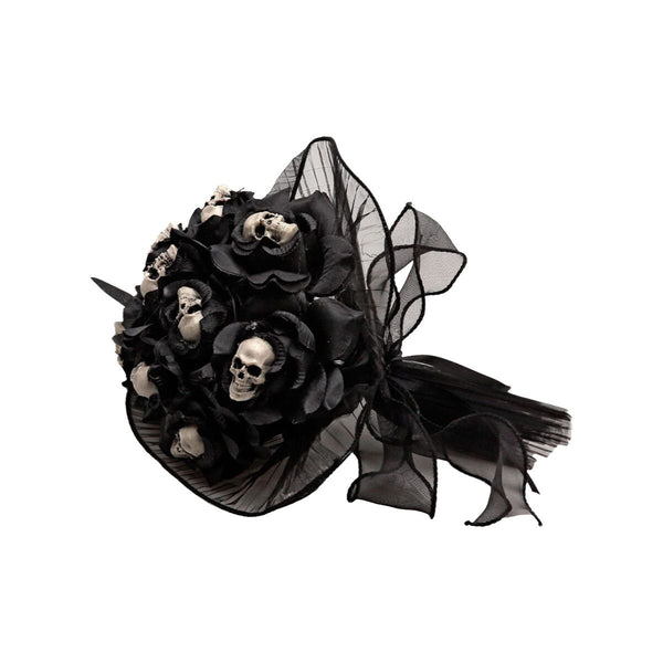 Halloweendekorationer 22 x 22 x 25 cm Svart Skallar-Hem och matlagning, Heminredning-BigBuy Carnival-peaceofhome.se