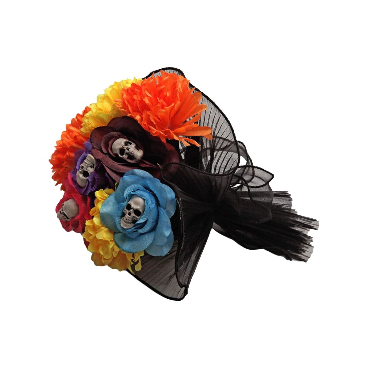 Halloweendekorationer 22 x 22 x 25 cm Vit Röd Mexikanska Skallar De dödas dag-Hem och matlagning, Heminredning-BigBuy Carnival-peaceofhome.se