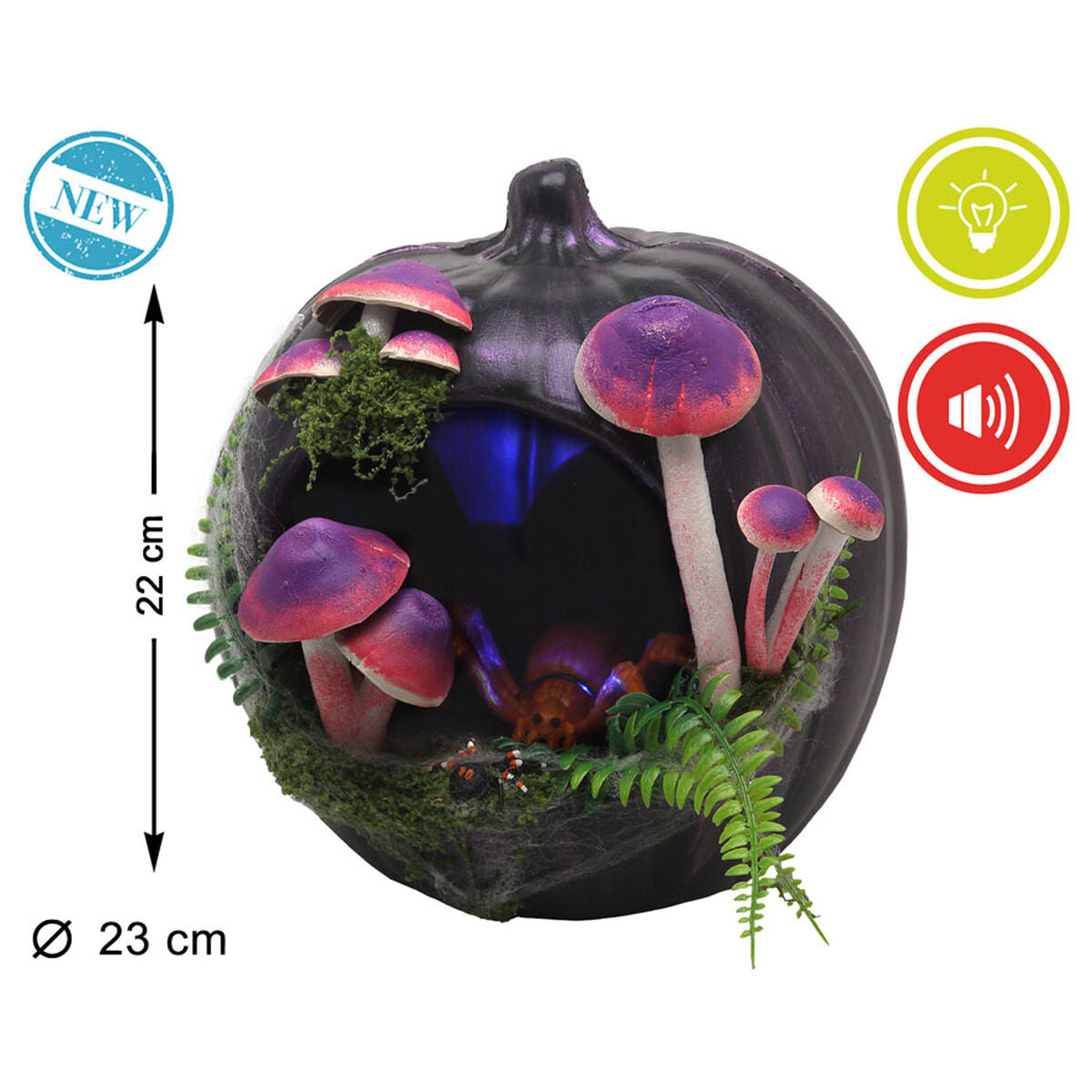 Halloweendekorationer 23 x 23 x 22 cm Orange-Hem och matlagning, Heminredning-BigBuy Carnival-peaceofhome.se