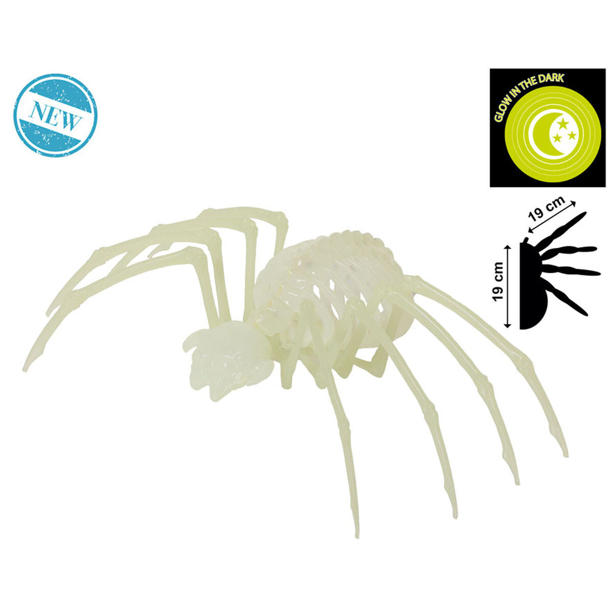 Halloweendekorationer 38 x 19 x 10 cm Grön Spindel-Hem och matlagning, Heminredning-BigBuy Carnival-peaceofhome.se