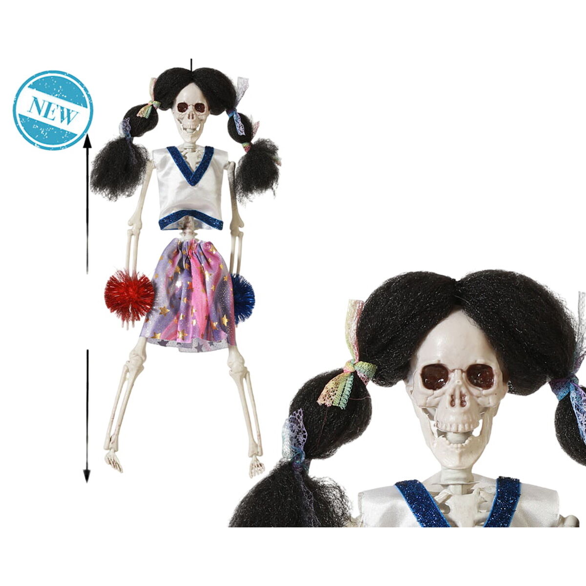 Halloweendekorationer Cheerleader Skelett 40 cm-Hem och matlagning, Heminredning-BigBuy Home-peaceofhome.se