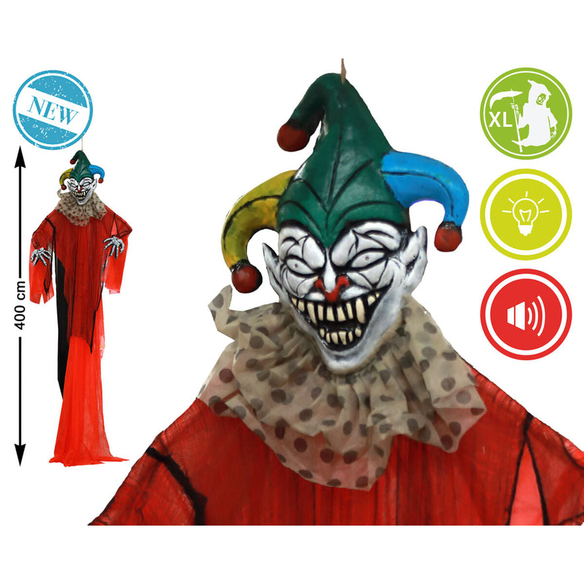 Halloweendekorationer Clown-Hem och matlagning, Heminredning-BigBuy Carnival-peaceofhome.se