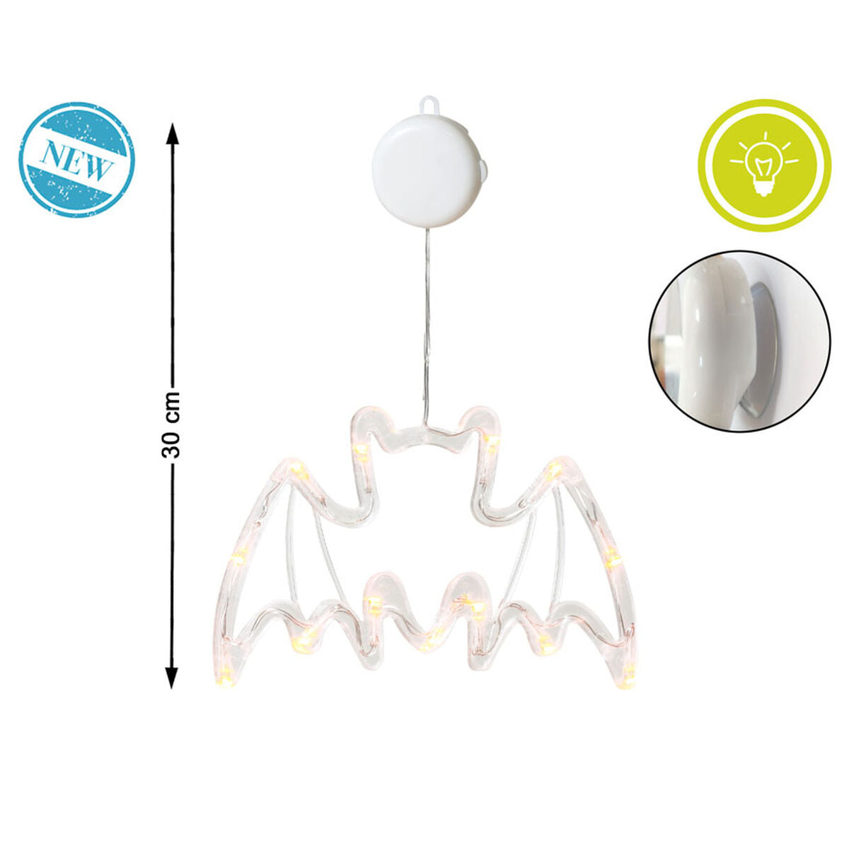 Halloweendekorationer Fladdermus 30 x 20 cm-Hem och matlagning, Heminredning-BigBuy Carnival-peaceofhome.se