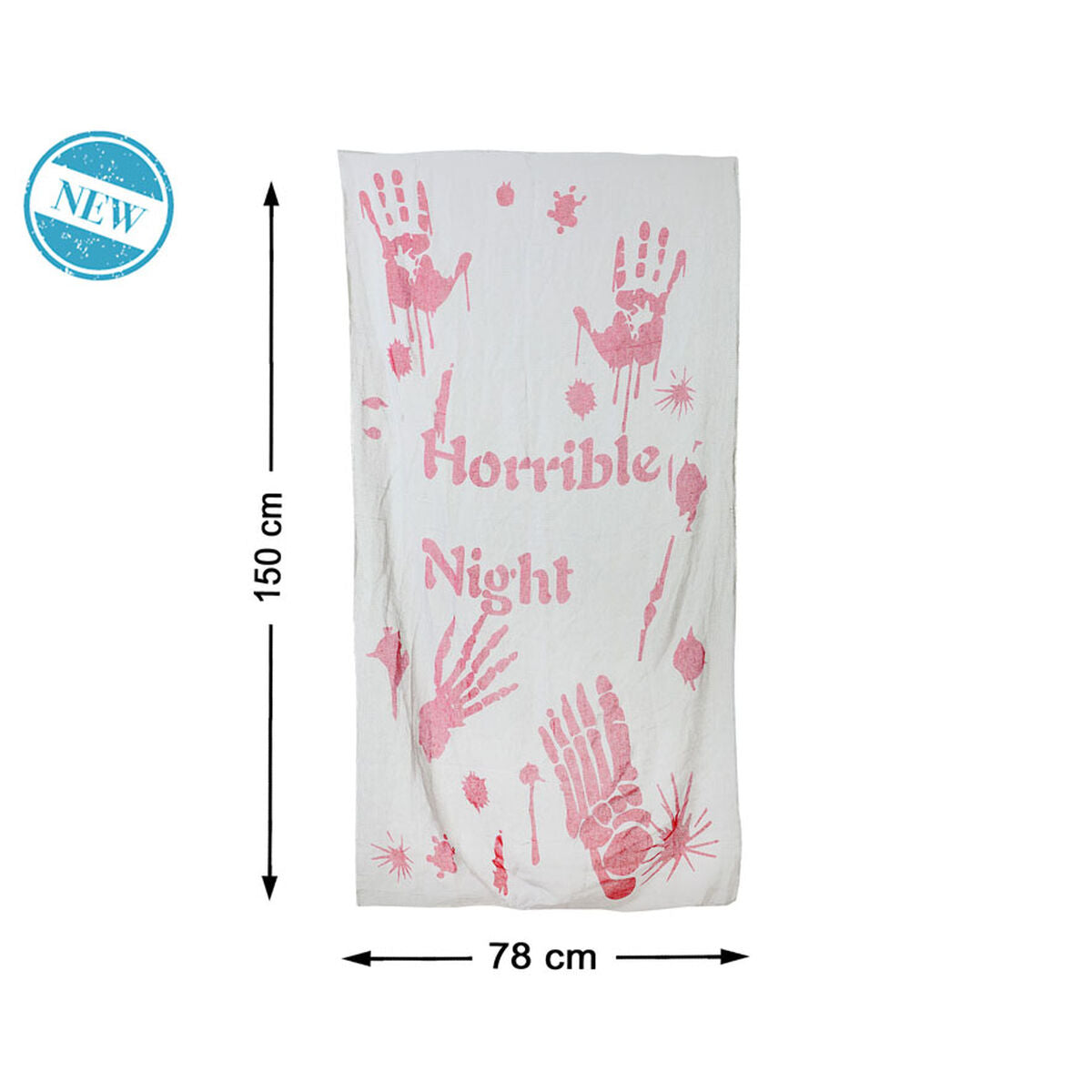 Halloweendekorationer HORRIBLE NIGHT 150 x 78 cm-Hem och matlagning, Heminredning-BigBuy Carnival-peaceofhome.se